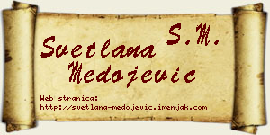 Svetlana Medojević vizit kartica